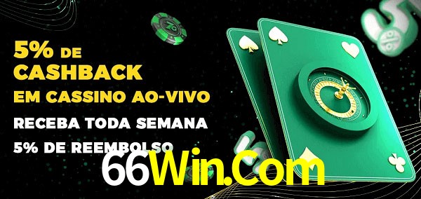 Promoções do cassino ao Vivo 66Win.Com